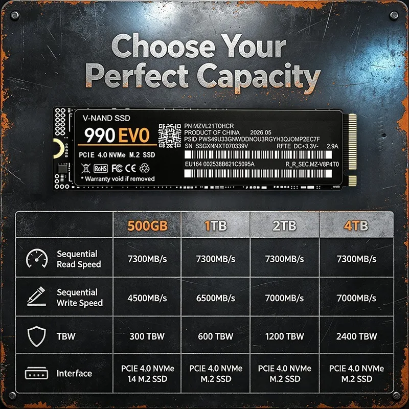 Dysk SSD M.2 NVMe 990 EVO PCIe – M.2 Nvme 4Tb Pcie 4.0 Ssd recenzja i cena