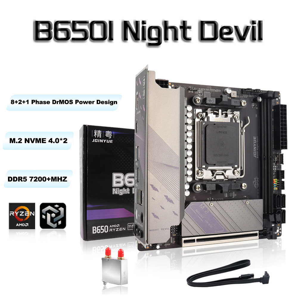 Płyta główna JGINYUE B650 ITX  – B650 Itx Motherboard Wifi recenzja i cena