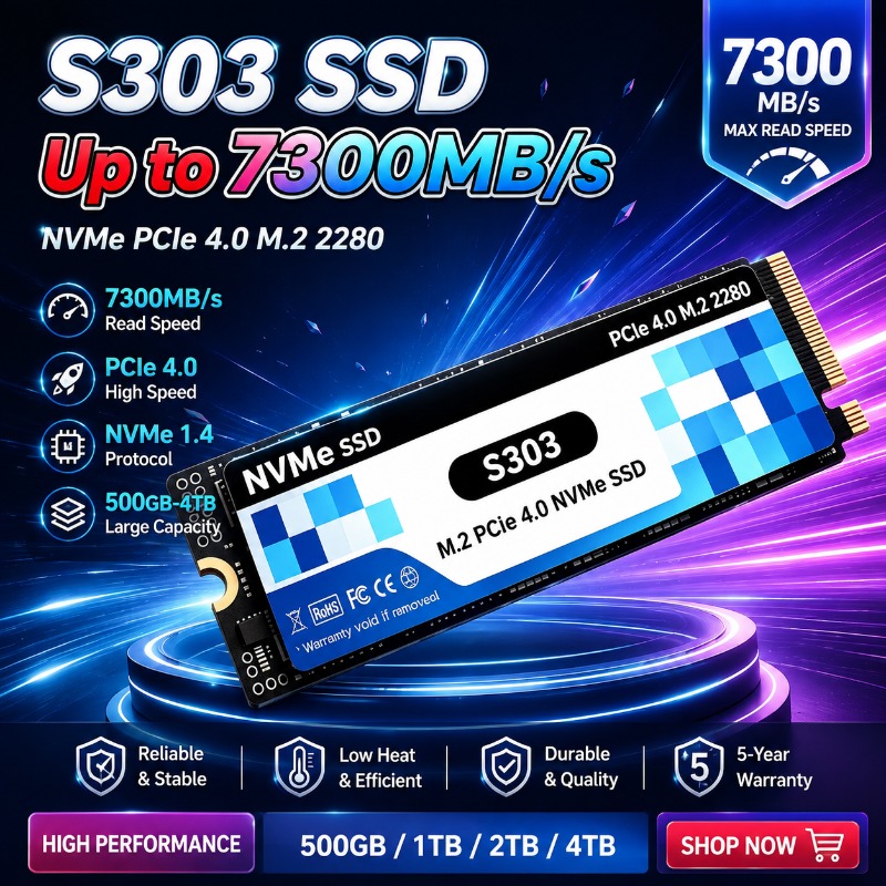 S303 M.2 NVMe – wewnętrzny dys – M.2 Nvme 4Tb Pcie 4.0 Ssd recenzja i cena